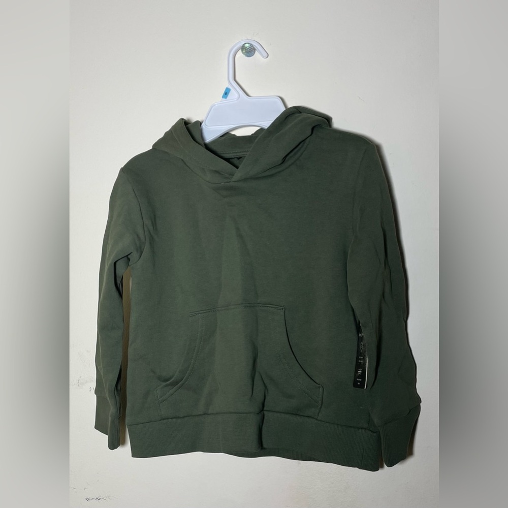 Sz S(6) boys Cory Vines Kids Green Hoodie heavy weight green